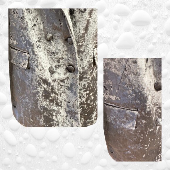 Stunning TOPSHOP Crushed Velvet Silver Fitted Blazer – Size US 4 (NWT) - Picture 6 of 9